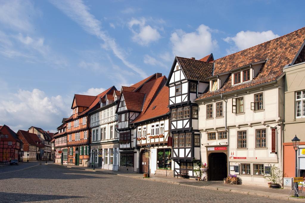 Hotel Pension St Nikolai Quedlinburg Ngoại thất bức ảnh